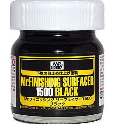 Грунтовка MR.FINISHING SURFACER 1500 BLACK #1