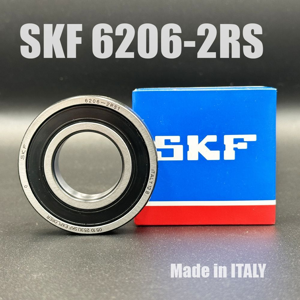 Подшипник SKF 6206-2RS (180260) 30*62*16 Made in Italy #1