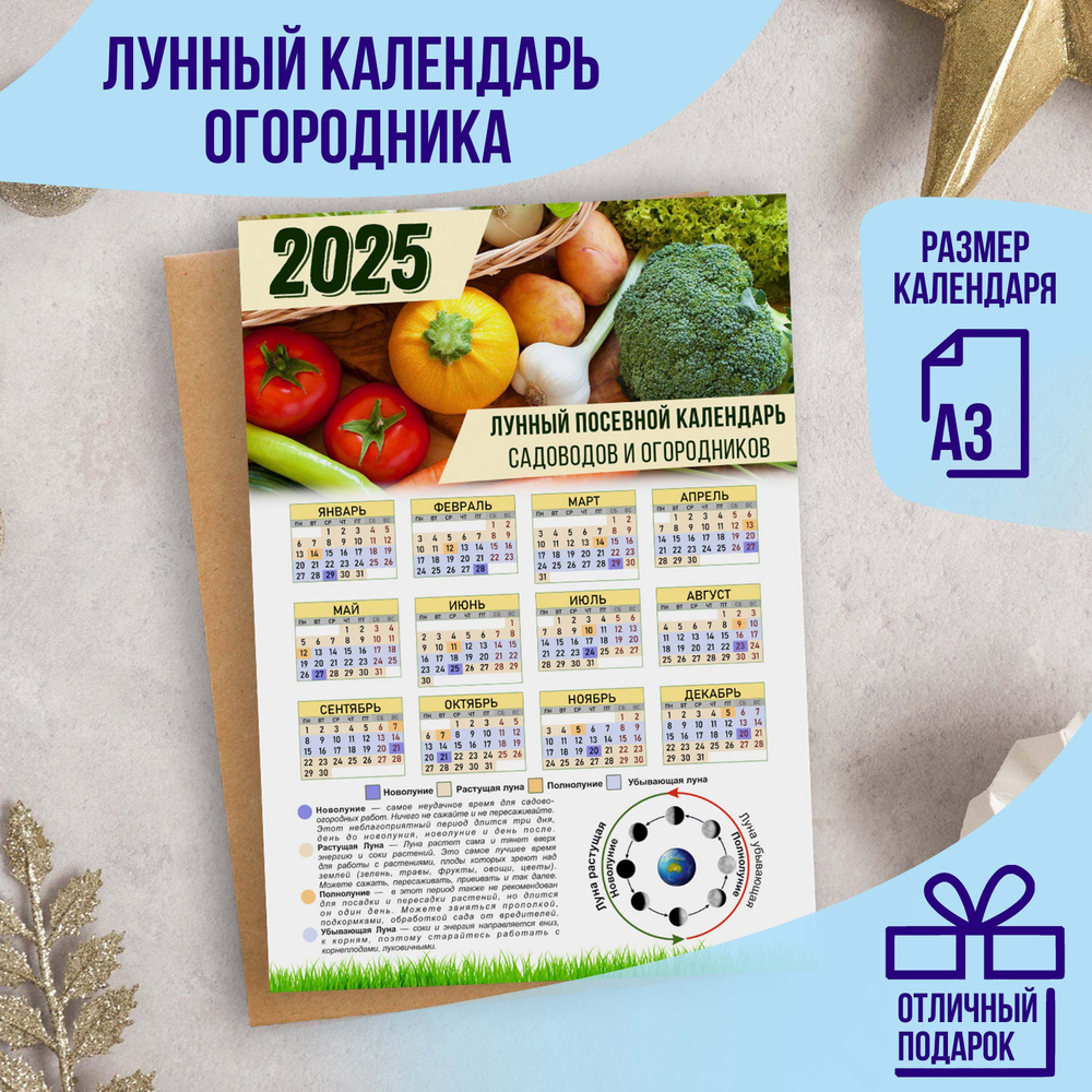 Календарь огородника 2025 год #1