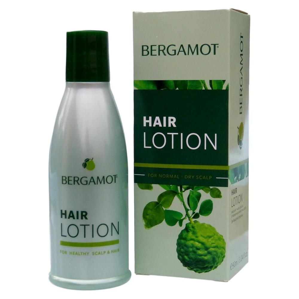 Bergamot, Hair Lotion Prevents Hair Loss, Лосьон против перхоти и выпадения волос Бергамот, 90 мл. Таиланд #1