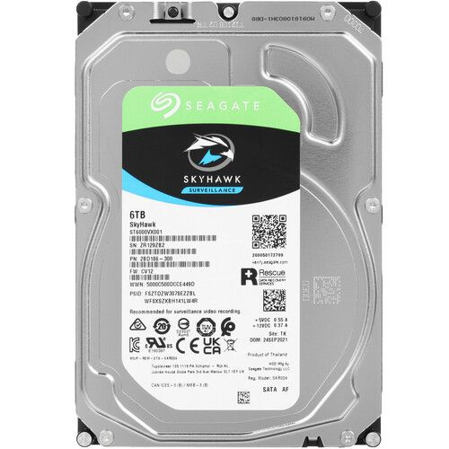 Seagate 6 ТБ Внутренний жесткий диск 6 ТБ,256 МБ, SATA III, 6 Гбит/с ([ST6000VX001])  #1