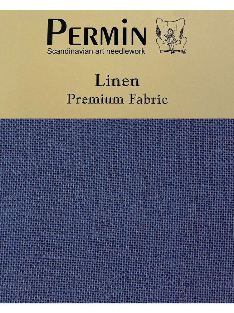 Канва Permin Linen 28 ct. (35x50 см., цвет 41) 100% лен #1