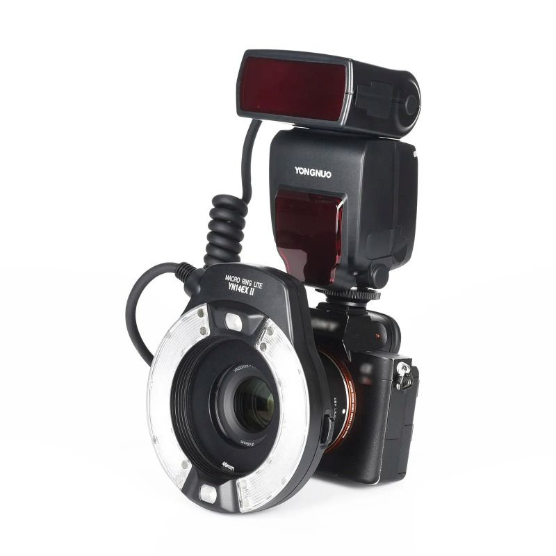 YONGNUO TTL YN14EX II Макро кольцо Flash Speedlite свет Canon EOS 1Dx 5D3 6D 7D 70D 80D камеры или Sony #1