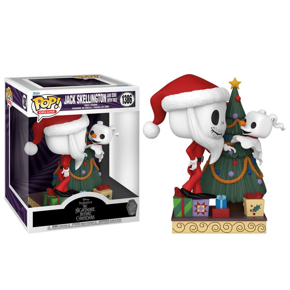 Фигурка Funko Pop! Nightmare Before Christmas: Jack Skellington and Zero (Фанко Поп Джек Скеллингтон #1