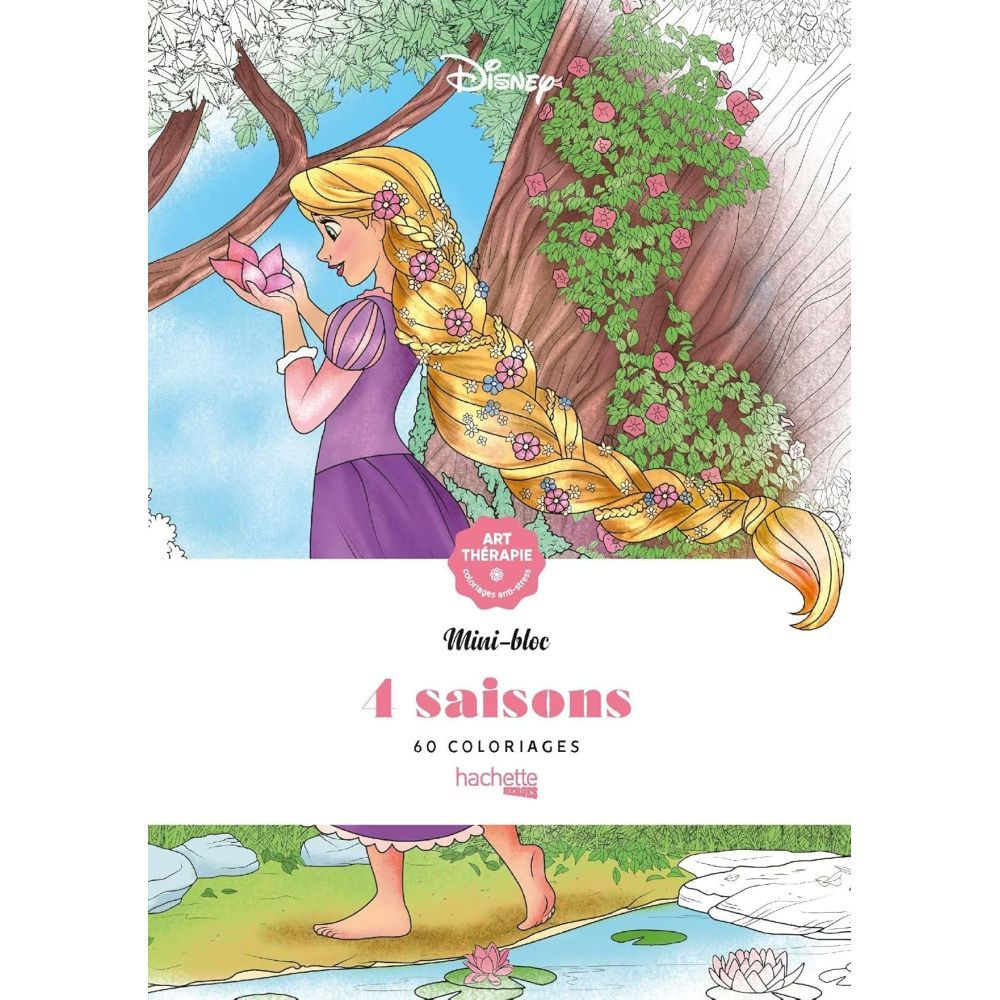 Раскраска по номерам для детей и взрослых Hachette coloriages mysteres Disney - 4 saisons  #1