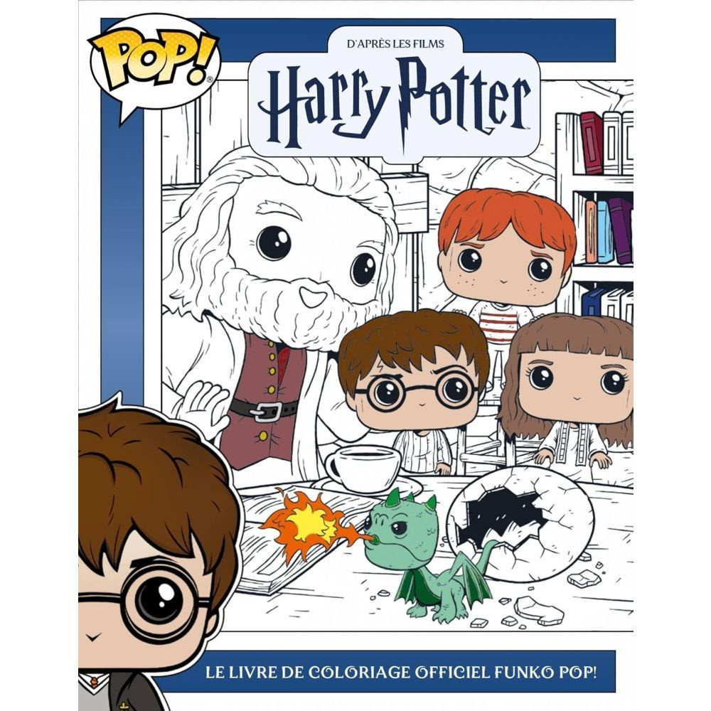 Раскраска по номерам для детей и взрослых Hachette Harry Potter Funko Pop  #1