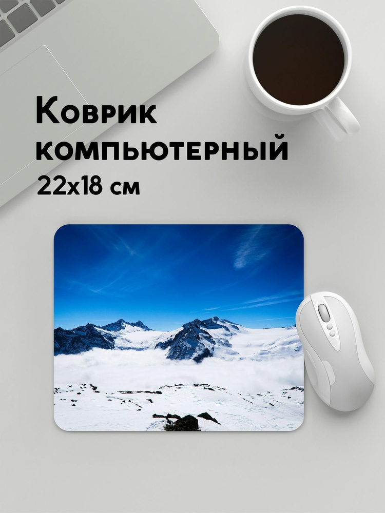 PANiN Коврик для мыши MousePad22x18WC_WC148226, хром, бирюзовый #1