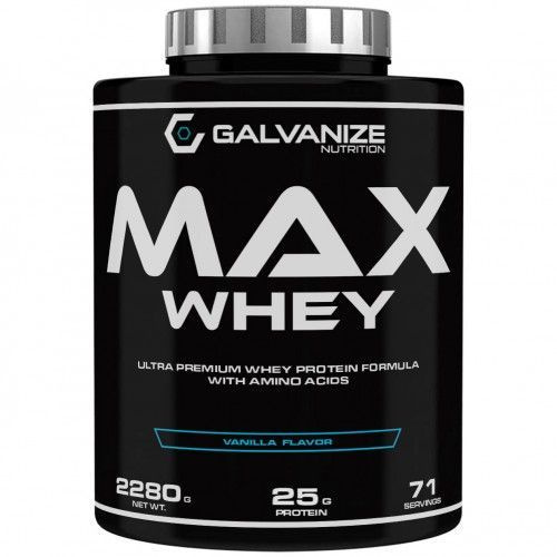 Протеин сывороточный 73 порций, 2280 г Max Whey Galvanize Nutrition для набора мышечной массы / протеиновый #1