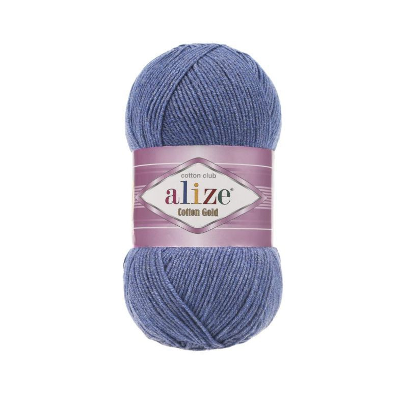 ПРЯЖА ALIZE COTTON GOLD (374-джинс) 2 мотка #1