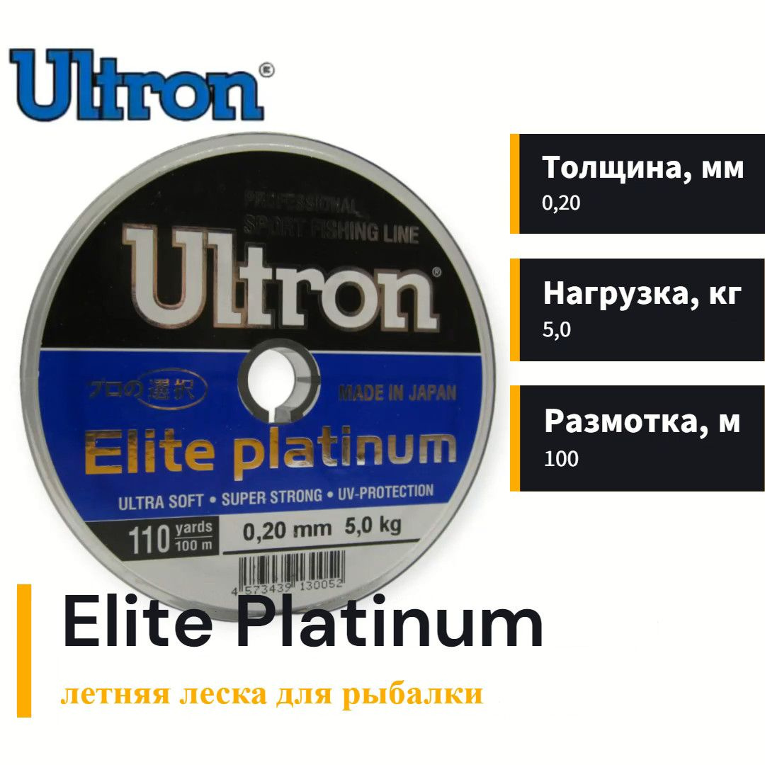 Леска Ultron Elite Platinum