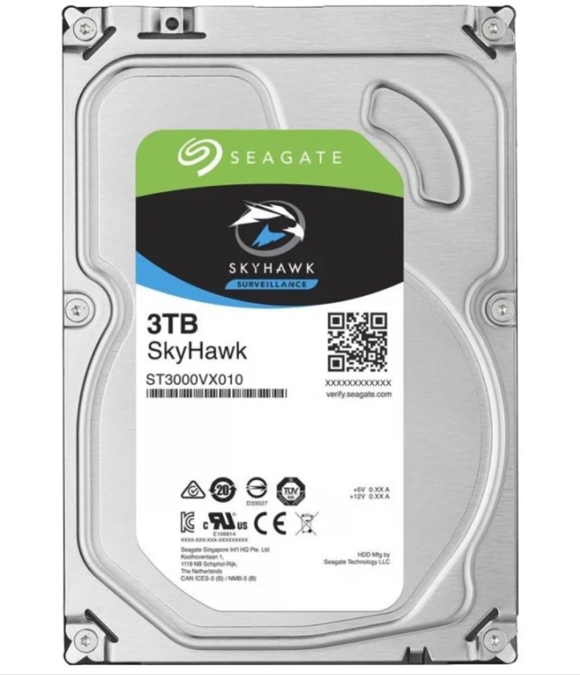 Seagate3ТБВнутреннийжесткийдискST3000VX010,3.5",5900об/мин,SATAIII6Гбит/с(2DT166)