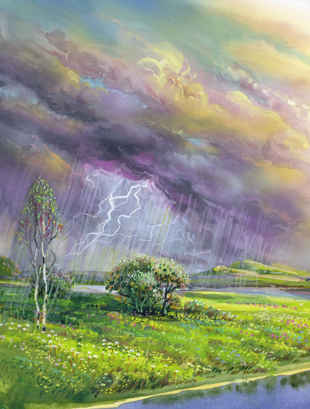 Стихи русских поэтов о природе (ил. В. Канивца) | Poems by Russian Poets about Nature (illustrated by V. Kanivets) - Ozon image 6