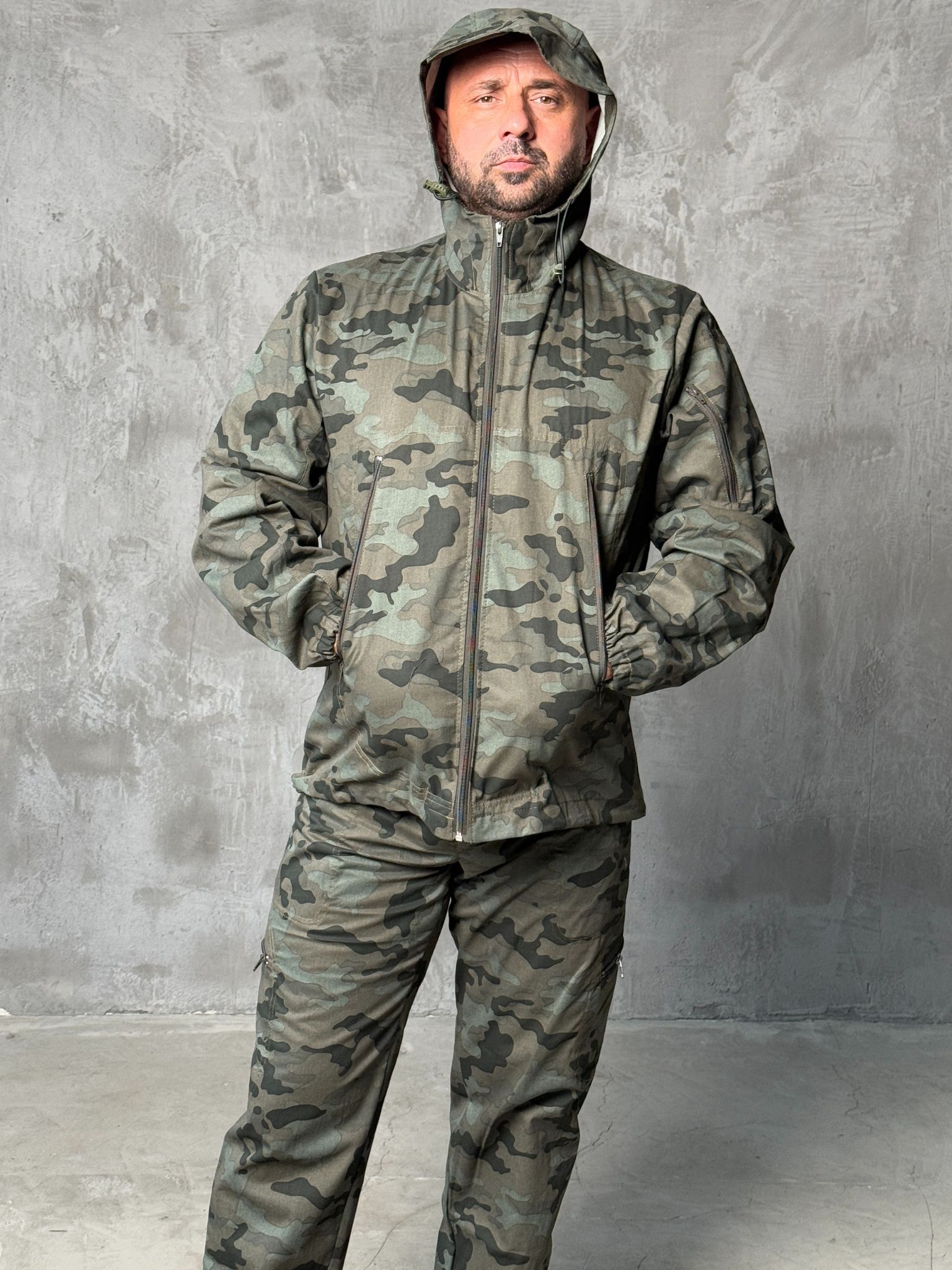 Армейскаяформадемисезоннаядляохотыирыбалки/Защитныйкамуфляж;тактическаякоттон60-62