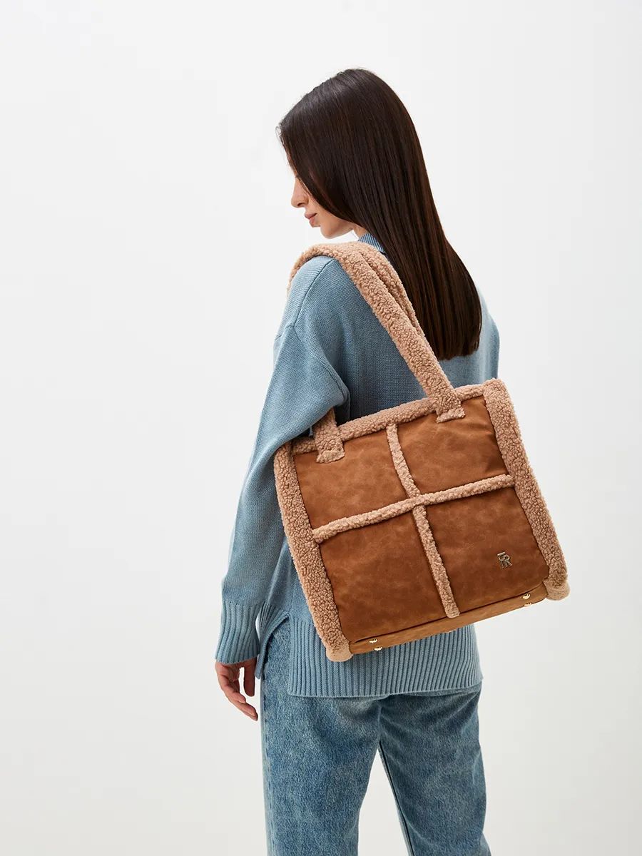 Сумкаженскаянаплечоискуственнаякожа(экокожа)шопперFABRETTI