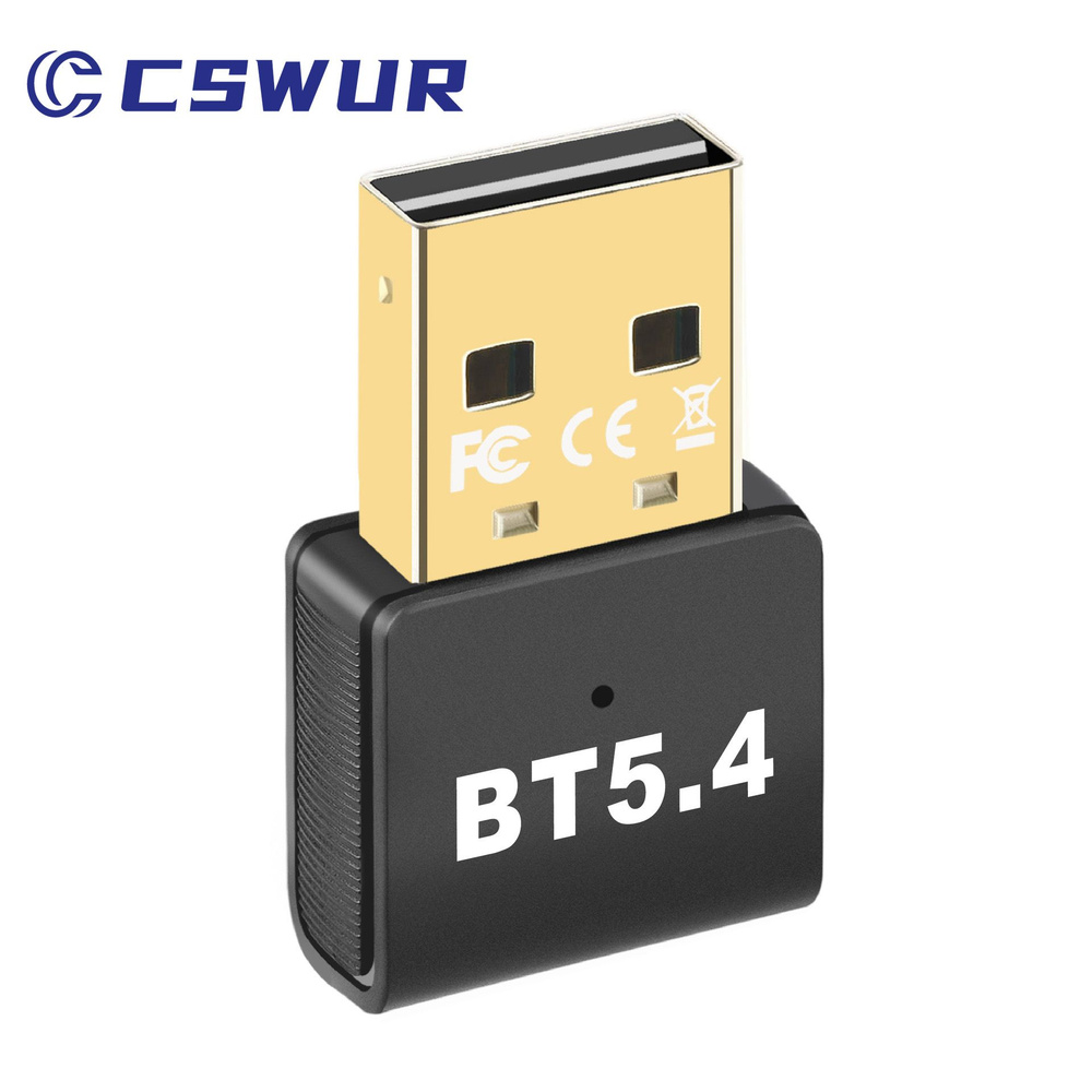 Bluetooth USB-Адаптер, блютуз адаптер для пк, ноутбука, беспроводных наушников, принтера, телефона, геймпада #1