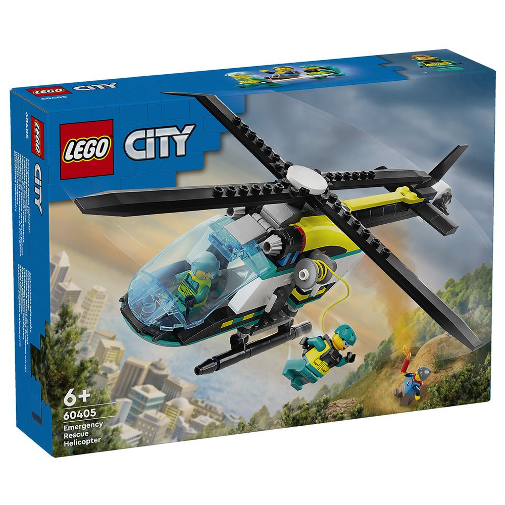 Конструктор LEGO City 60405 Аварийно-спасательный вертолет #1