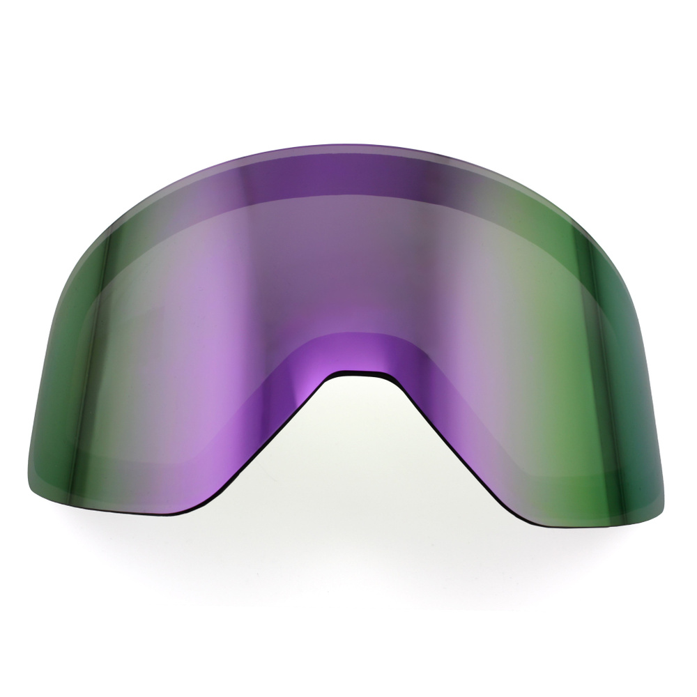 Линза для горнолыжной маски MOTER магнитная, фиолетовая/зеленая  #1