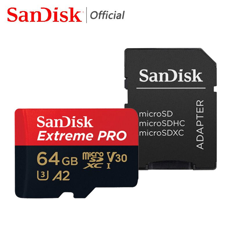 SanDisk Карта памяти Extreme PRO 64 ГБ (SDSQXCU-064G) #1