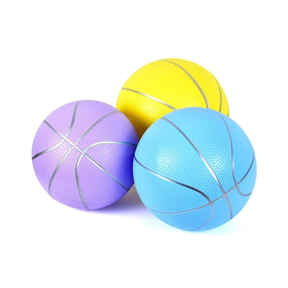 Мяч баскетбольный детский d-20 cм, CLIFF резиновый, разноцветный  #1