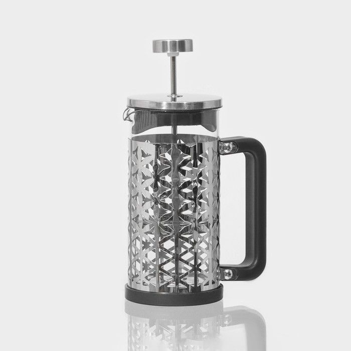 Чайник заварочный френч - пресс Сейхо , 350 мл, стекло, нержавеющая сталь  #1