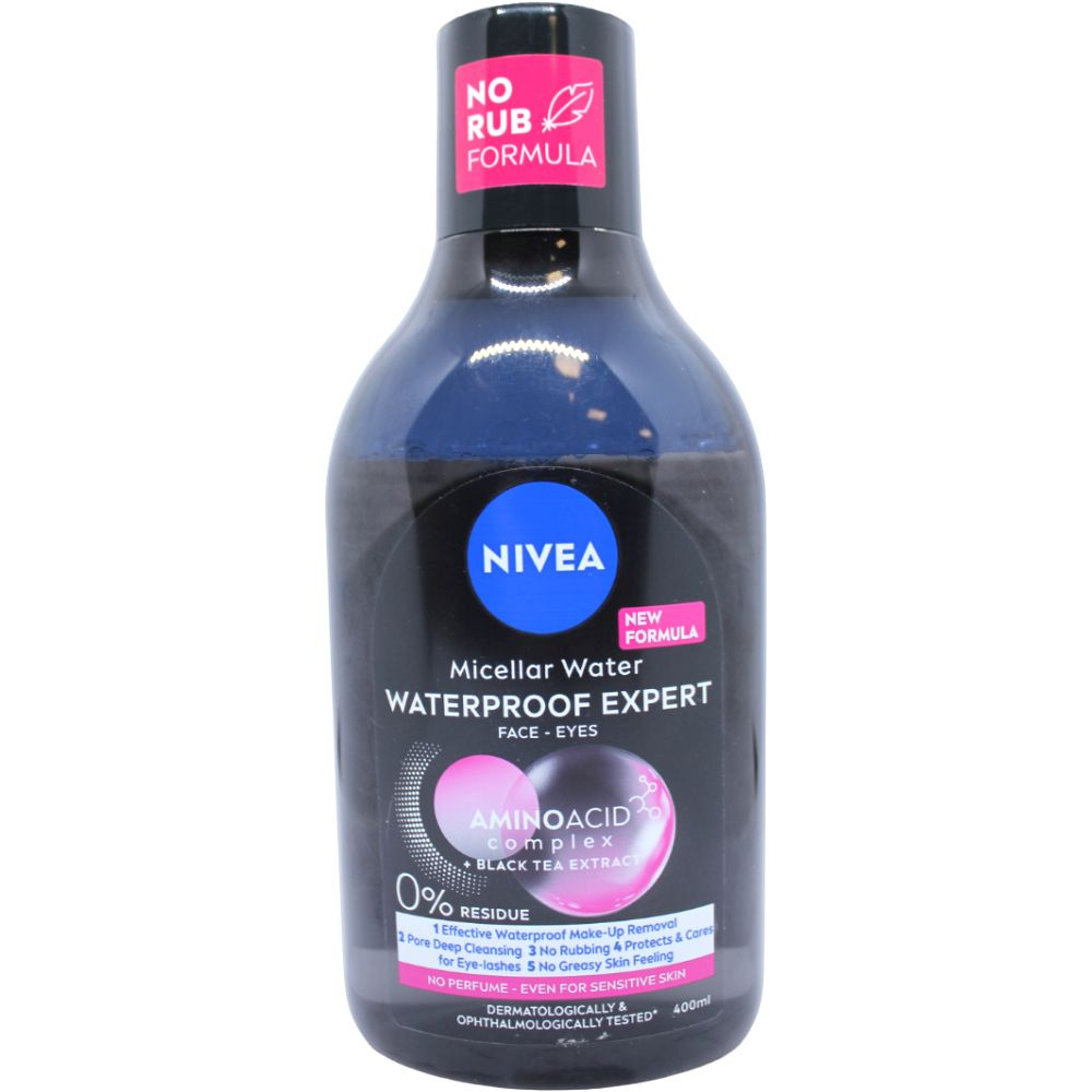 NIVEA Мицелярная вода Waterproof Expert для стойкого макияжа 400мл #1