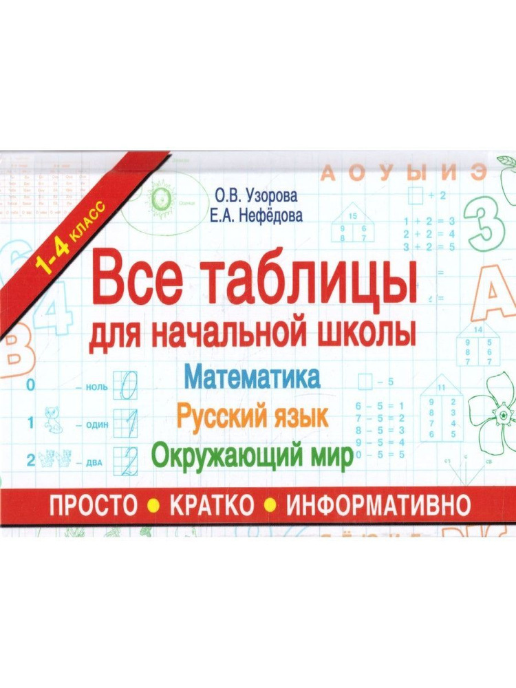 Все таблицы для начальной школы 1-4 классы. Русский язык. Математика. Окружающий мир | Узорова Ольга #1