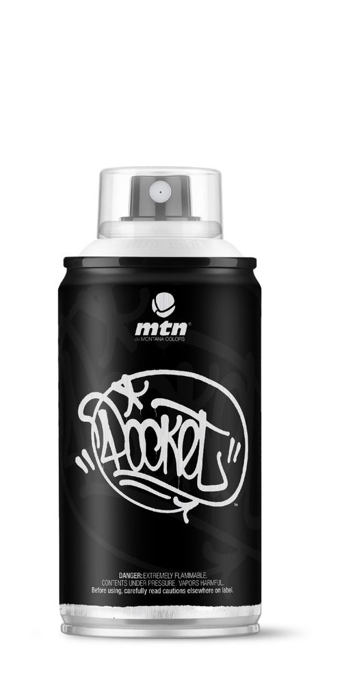 Аэрозольная краска для граффити MTN Pocket, цвет белый, 150 мл  #1