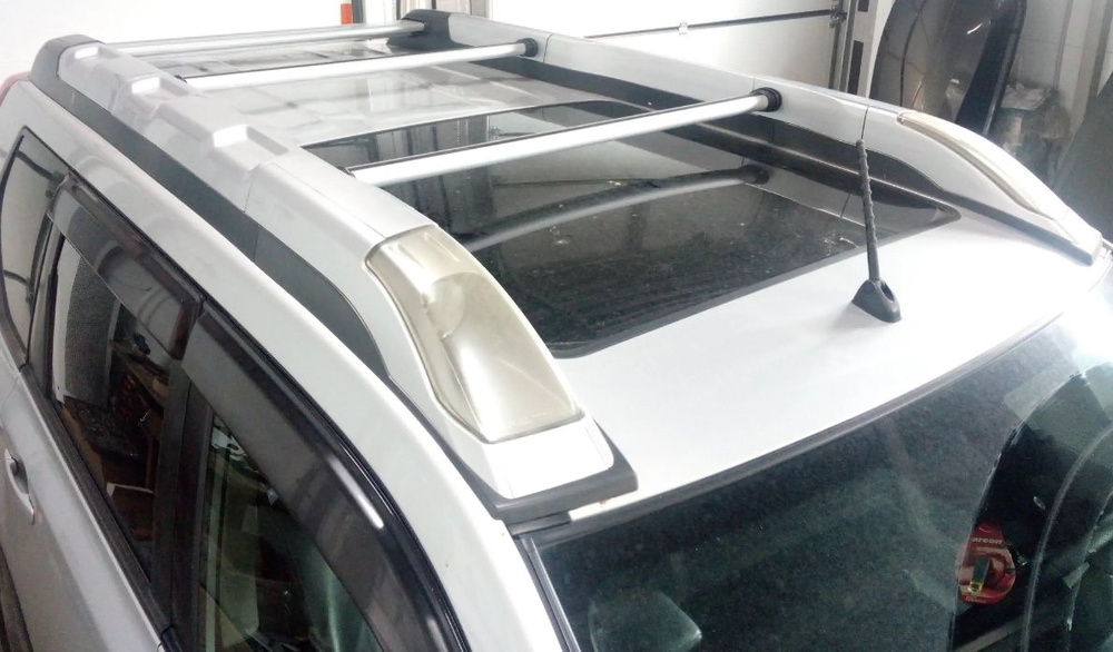 Багажник на крышу для Nissan X-Trail (T31) 2007-2015 (с предустановленными фарами на крыше)  #1