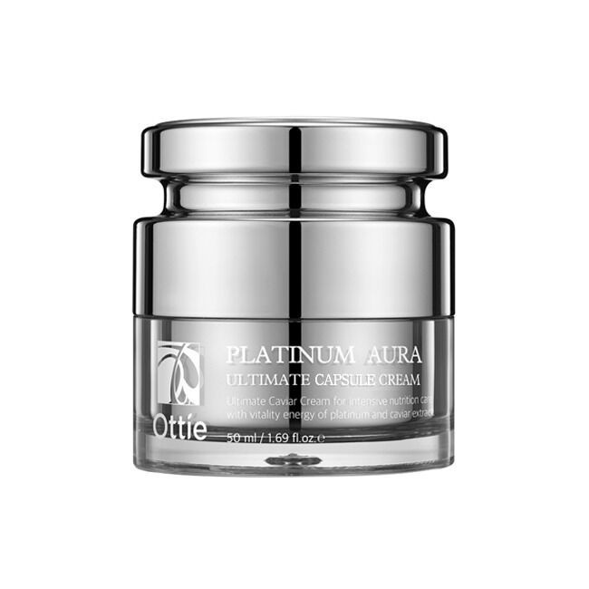 Капсульный премиум-крем с икрой и платиной Ottie Platinum Aura Ultimate Capsule Cream  #1