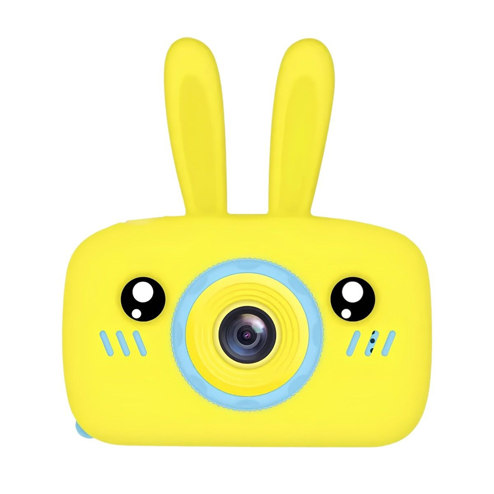 Детский цифровой фотоаппарат Зайчик желтый #1