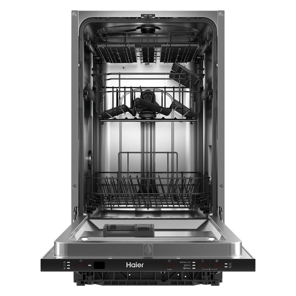 Haier Встраиваемая посудомоечная машина HDWE10-394RU, серый металлик  #1