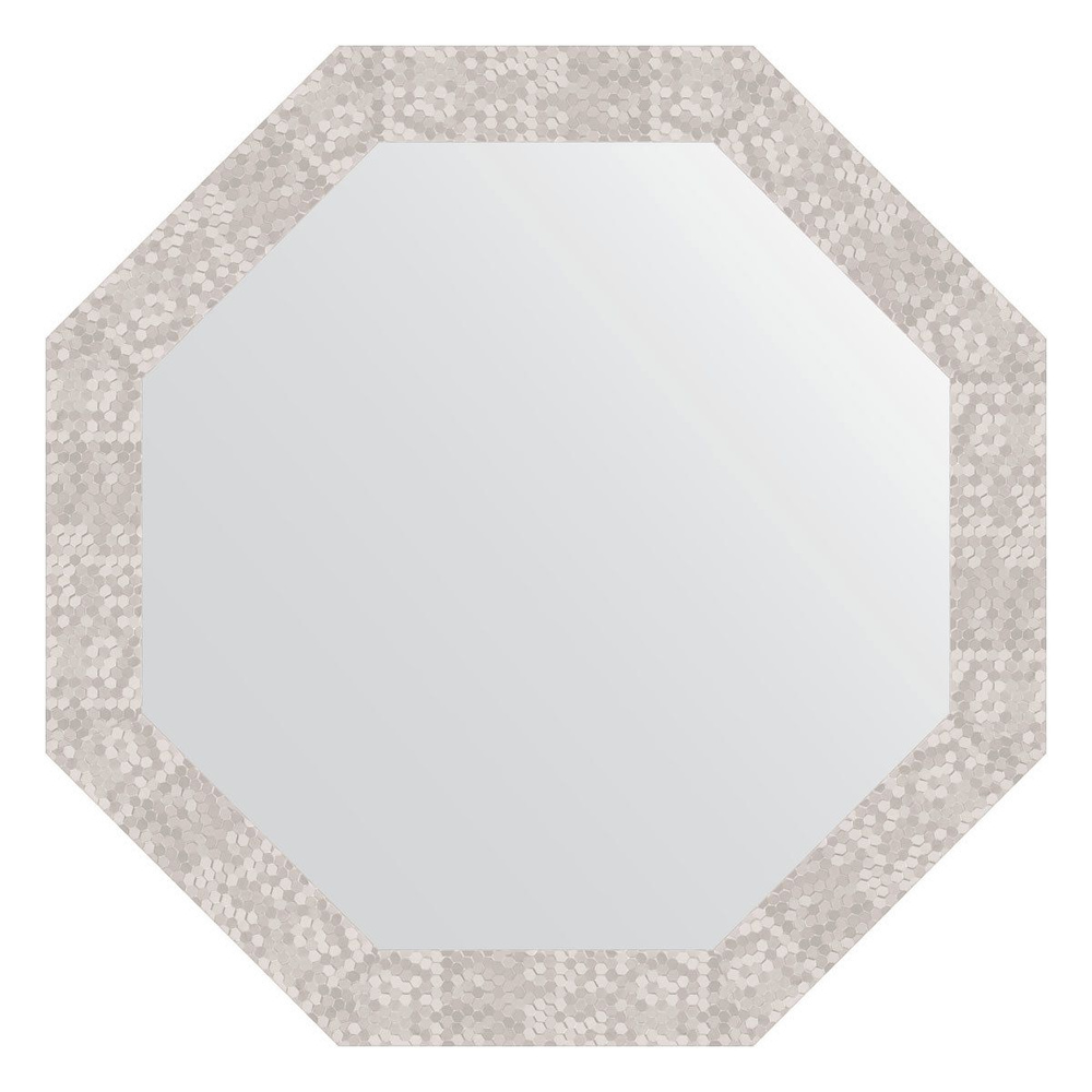 Зеркало в багетной раме Evoform соты алюминий 70 мм 73.0x73.0 см BY 3747  #1