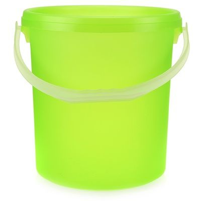 Ведро Darel plastic Пластмассовое, 20 л, 30х30х36 см, зеленое, вместимость 18 л  #1