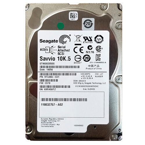 Seagate 600 ГБ Внутренний жесткий диск (ST9600205SS)  #1