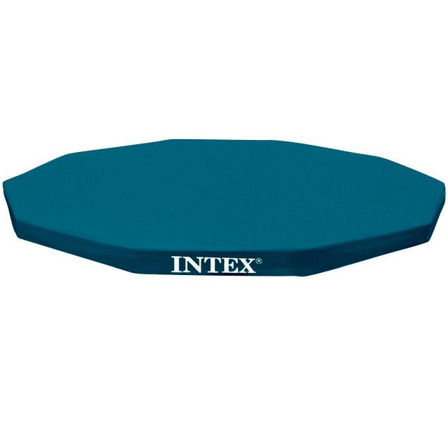 Тент защитный Intex 28031/58411, круг, для бассейнов Metal Frame 366 см / Аксессуары для бассейна  #1