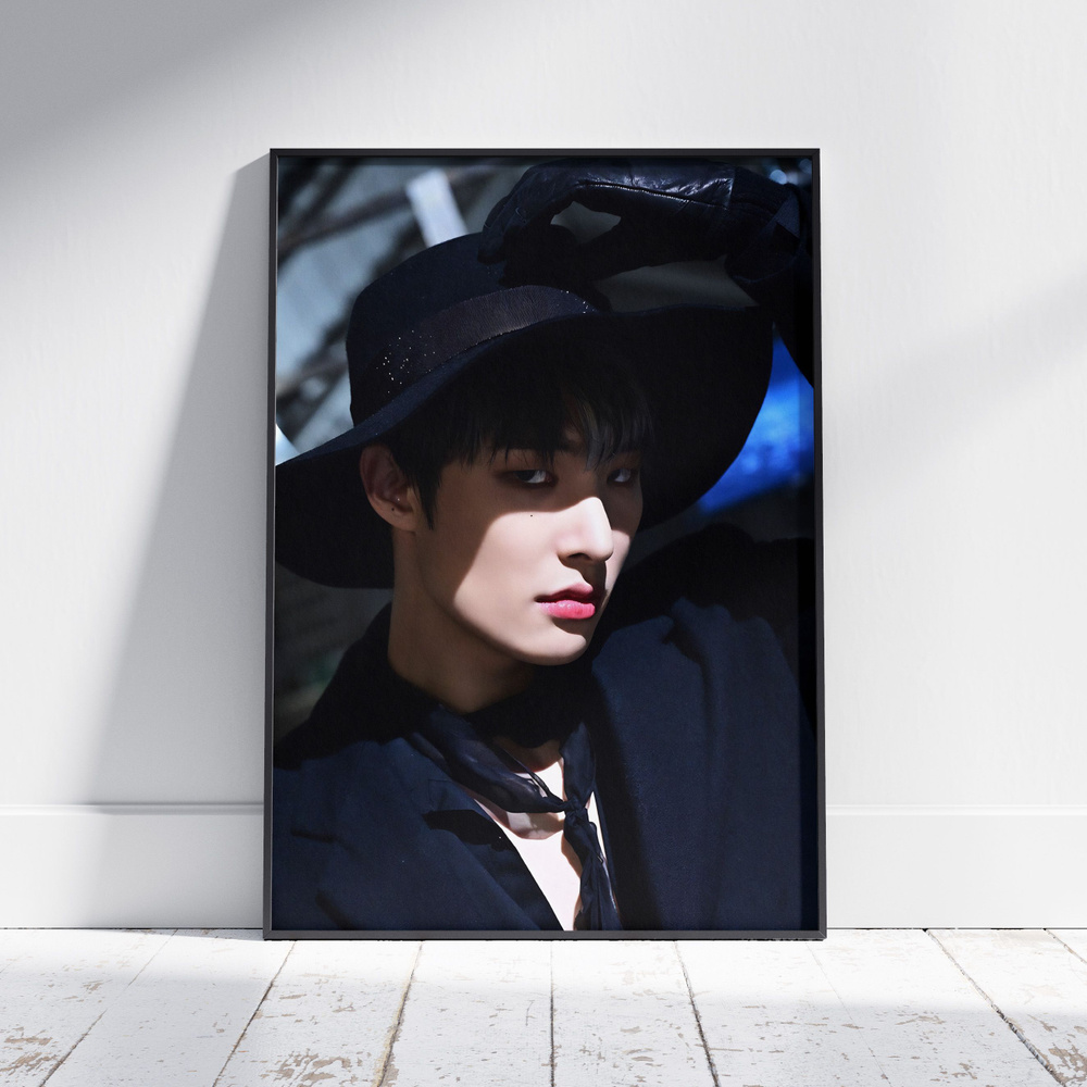Плакат на стену для интерьера ATEEZ (Минги - Mingi 13) - Постер по K-POP музыке формата A4 (21x30 см) #1
