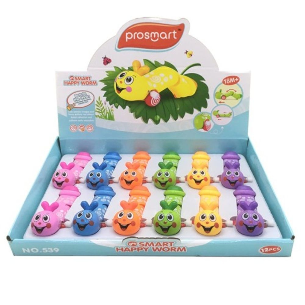 Заводная игрушка КНР "Гусеница", пластик, 100097431 (802790) #1