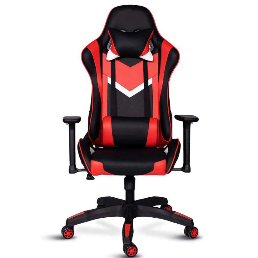 CyberZone Игровое компьютерное кресло, красный с черным 45 #1