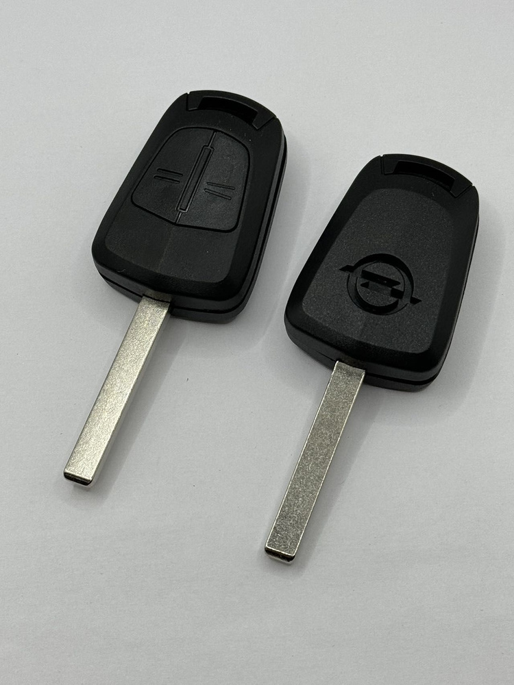 Корпус ключа Opel OP-11P, HU100 2 кнопки с FLIP лезвием, с лого б/электрики,  #1