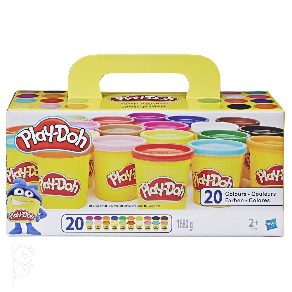 Пластилин Play-Doh 20цветов A7924EUC #1