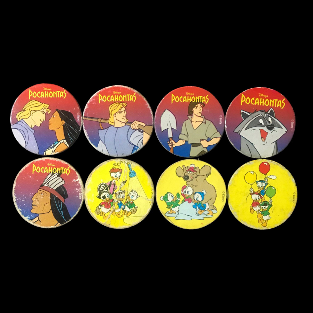 Сотка Fun Caps Disney- ретро настольная игра - сотки, фишки, кэпсы, pog.  купить по низким ценам в интернет-магазине OZON (1465422032)