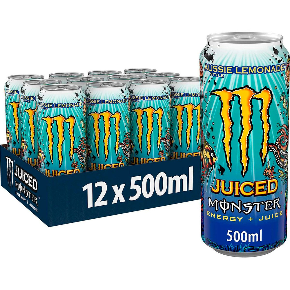 Энергетик Monster Energy Aussie Lemonade 12шт по 500мл из Европы #1