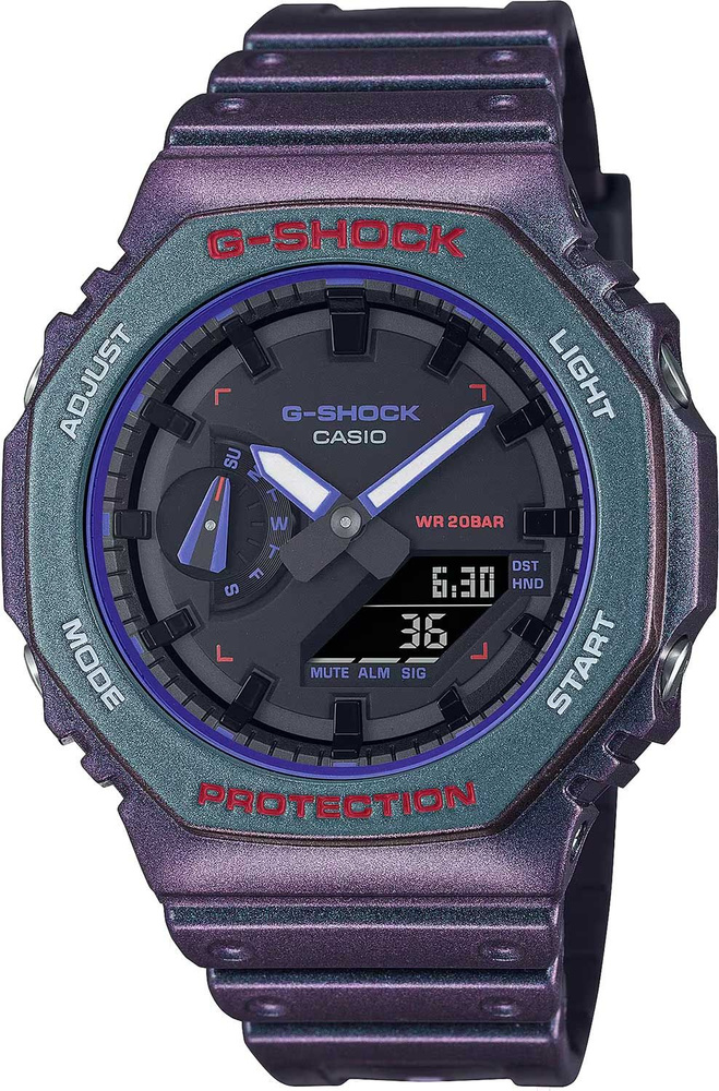 Мужские наручные часы Casio GA-2100AH-6A #1