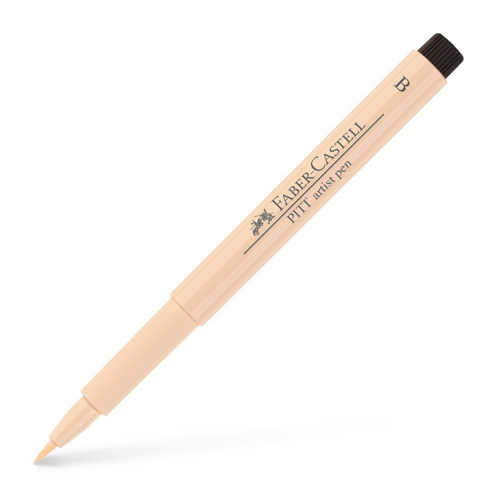 Ручка капиллярная Faber-Castell "Pitt Artist Pen Brush" цвет 116 абрикосовый, пишущий узел "кисть"  #1
