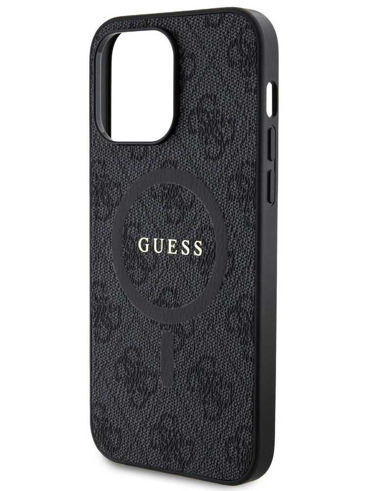 Чехол Guess PU leather MagSafe на Apple iPhone 14 Pro Max / для Айфон 14 Про Макс из экокожи, с функцией #1