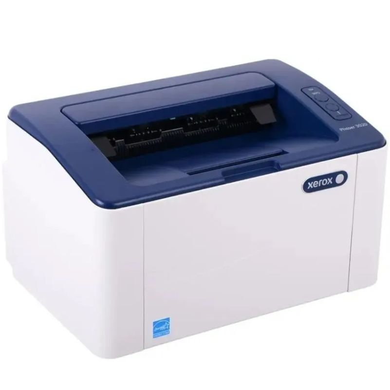 Принтер лазерный Xerox 3020v_bi (3020V_BI) белый - Монохромный, А4, 1200x1200 dpi, ч/б - 11-20 стр/мин #1