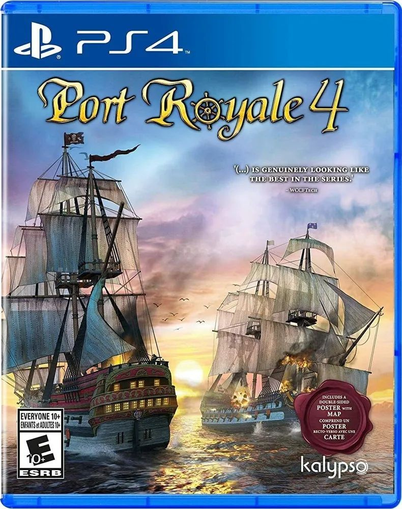 Игра на диске Port Royale 4 (PS4,PS5 Русские субтитры) #1