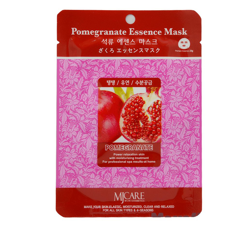 Маска тканевая NEW MIJIN Pomergranate Essence Maskгранат 25гр * 10шт #1