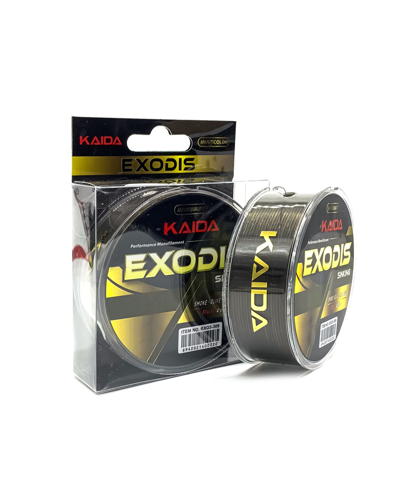 Монофильная леска KAIDA EXODIS SINKING 1000м 0.309мм 11.88кг 26.19lb #1