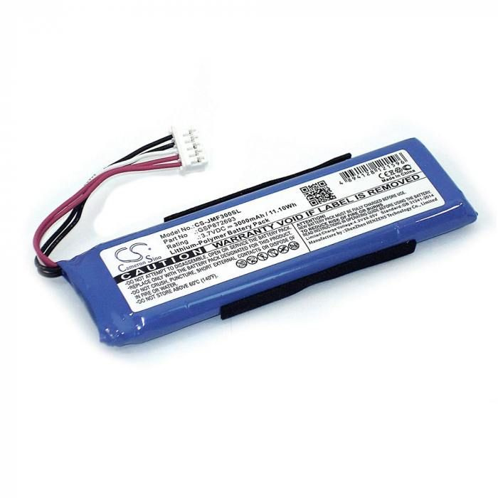 аккумуляторная батарея CameronSino CS-JMF300SL для JBL Flip 3 3.7V 3000mAh 11.10Wh  #1